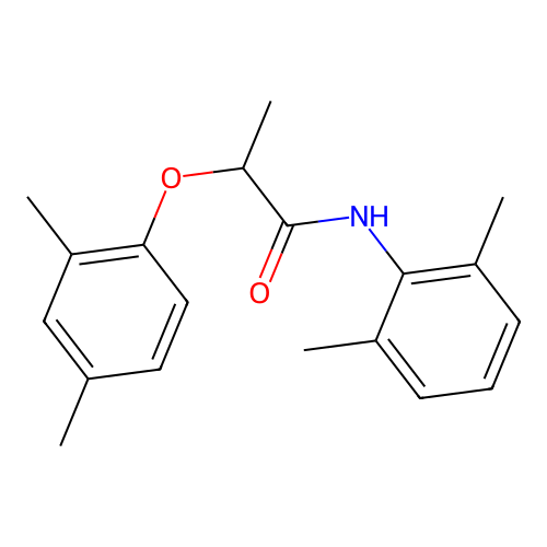 2-(2,4-dimethylphenoxy)-N-(2,6-dimethylphenyl)propanamide structure