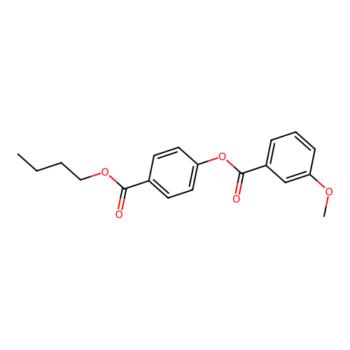 (4-Butoxycarbonylphenyl) 3-methoxybenzoate structure