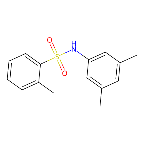 N-(3,5-dimethylphenyl)-2-methylbenzenesulfonamide structure