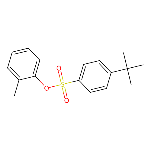 2-Methylphenyl 4-tert-butylbenzenesulfonate structure