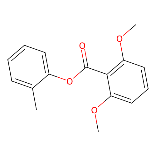 2-Methylphenyl 2,6-dimethoxybenzoate structure