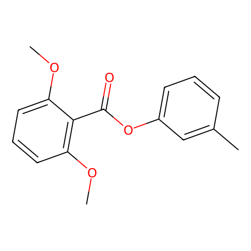 3-Methylphenyl 2,6-dimethoxybenzoate structure