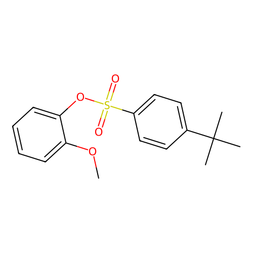 2-Methoxyphenyl 4-tert-butylbenzenesulfonate structure