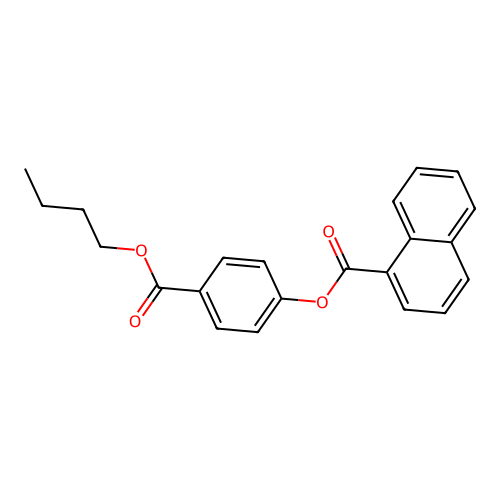 4-(Butoxycarbonyl)phenyl 1-naphthoate structure