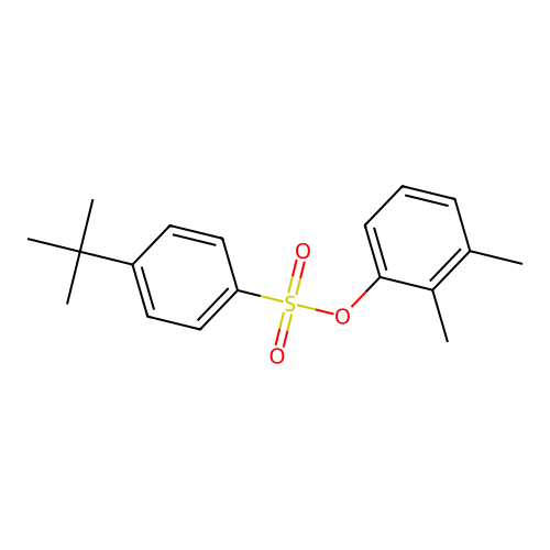 2,3-Dimethylphenyl 4-tert-butylbenzenesulfonate structure