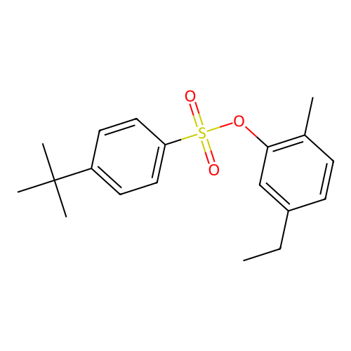 5-Ethyl-2-methylphenyl 4-tert-butylbenzenesulfonate structure