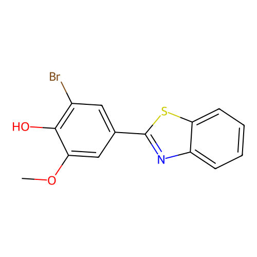 4-(1,3-Benzothiazol-2-yl)-2-bromo-6-methoxyphenol structure