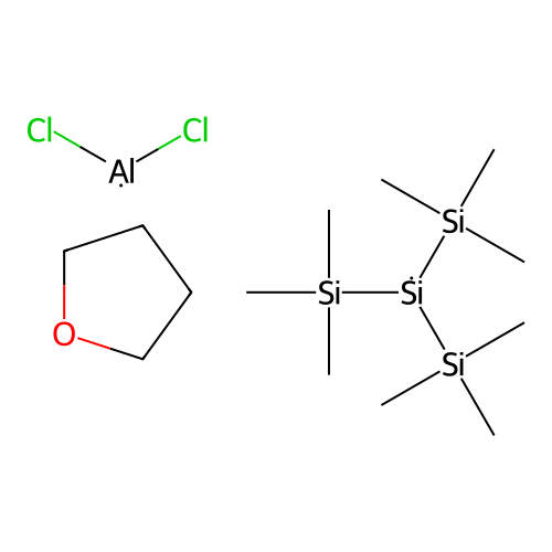 IUPAC: Dichloroaluminum; Oxolane; Tris(trimethylsilyl)silicon structure
