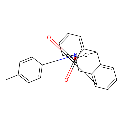 (3'R,9S,10S)-1'-(p-tolyl)-9,10-dihydrospiro[9,10-ethanoanthracene-12,3'-pyrrolidine]-2',5'-dione structure
