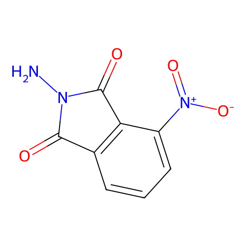 2-Amino-4-nitroisoindole-1,3-dione structure
