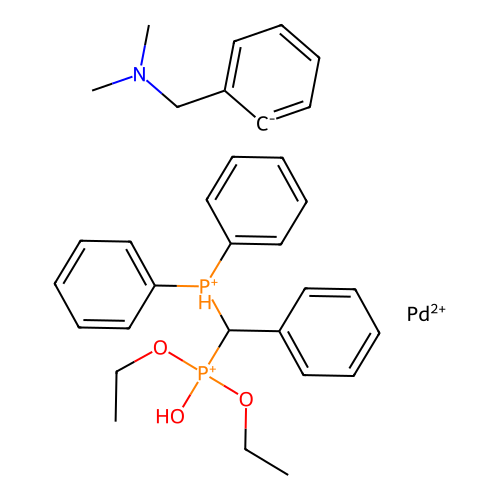 Chemical Compound (C32H40NO3P2Pd+3) structure