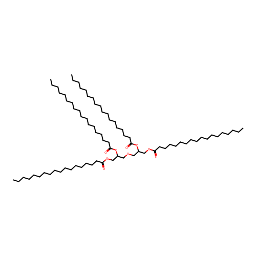 Diglyceryl tetrastearate structure