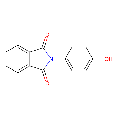 N-(4-Hydroxyphenyl)Phthalimide structure
