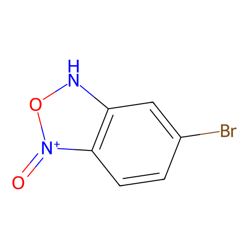 5-bromo-3H-2,1,3-benzoxadiazol-1-ium 1-oxide structure