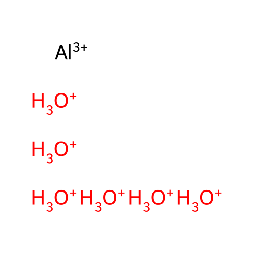 Aluminum;hexaoxidanium structure