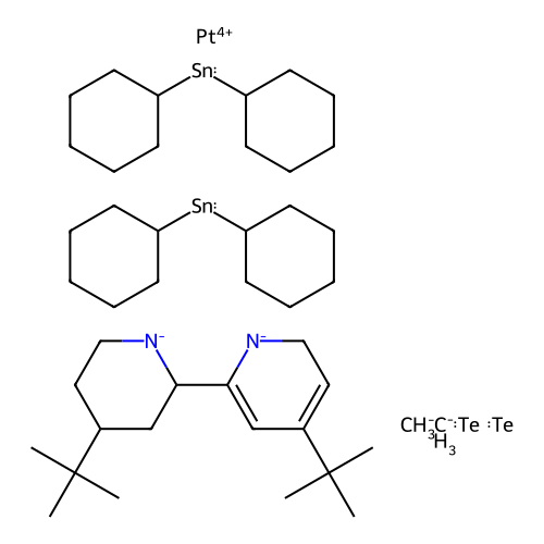 Chemical Compound (C44H80N2PtSn2Te2) structure