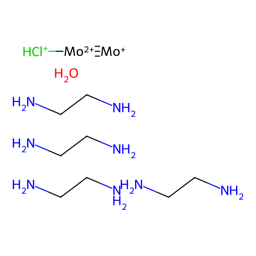 CAS 7236-92-2 - C8H35ClMo2N8O+4 structure