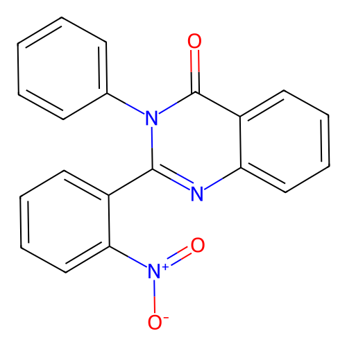 2-(2-nitrophenyl)-3-phenylquinazolin-4(3H)-one structure