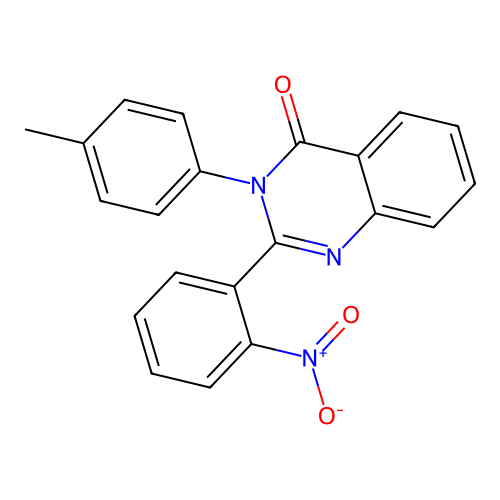 3-(4-methylphenyl)-2-(2-nitrophenyl)quinazolin-4(3H)-one structure
