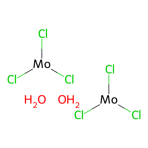 Bis(trichloromolybdenum);dihydrate structure