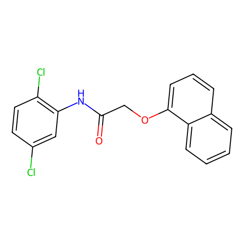 N-(2,5-二氯苯基)-2-(1-萘基oxy)乙酰胺 structure