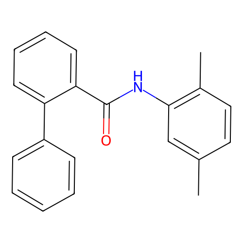 N-(2,5-二甲基苯基)-2-苯基苯甲酰胺 structure