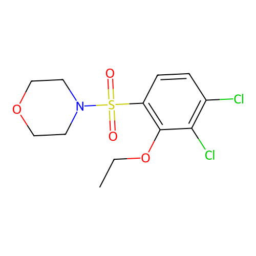 4-(3,4-Dichloro-2-ethoxyphenyl)sulfonylmorpholine structure
