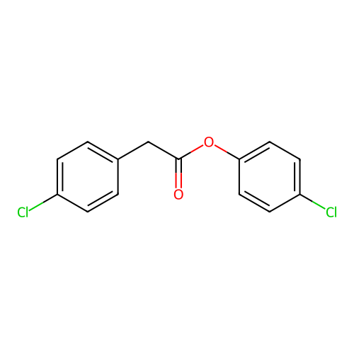 4-Chlorophenyl(4-chlorophenyl)acetate structure