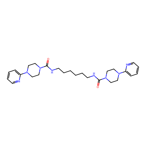 N,N'-(Methylenedi-2,1-phenylene)bis[4-(2-pyridinyl)-1-pipera structure