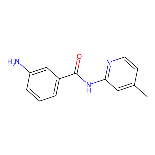 3-氨基-N-(4-甲基-2-吡啶yl)苯甲酰胺 structure