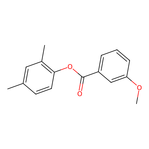 2,4-Dimethylphenyl 3-methoxybenzoate structure