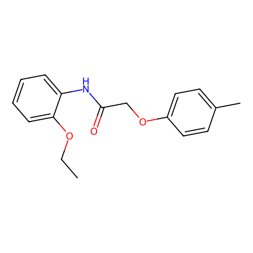 N-(2-ethoxyphenyl)-2-(4-methylphenoxy)acetamide structure