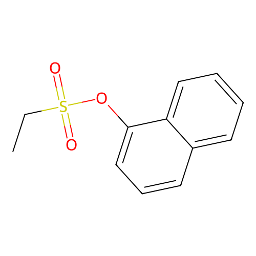 1-Naphthyl ethanesulfonate structure