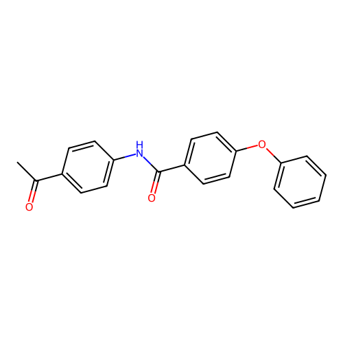 N-(4-乙酰基苯基)-4-苯氧基苯甲酰胺 structure