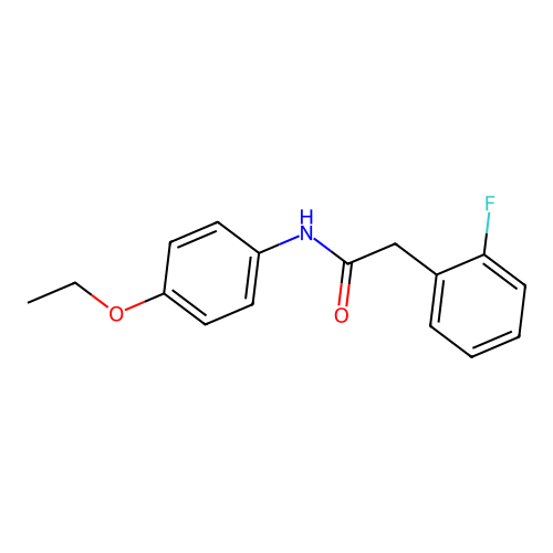 N-(4-ethoxyphenyl)-2-(2-fluorophenyl)acetamide structure