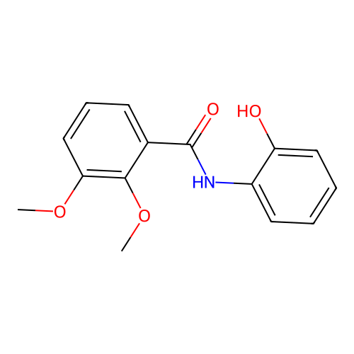 N-(2-羟基苯基)-2,3-二甲氧基苯甲酰胺 structure