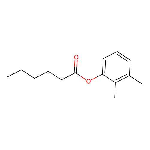 2,3-Dimethylphenyl hexanoate structure