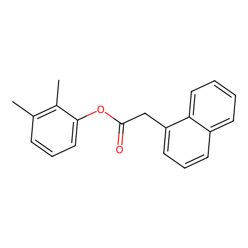 2,3-Dimethylphenyl 1-naphthylacetate structure
