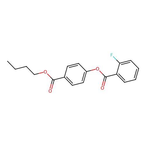 (4-Butoxycarbonylphenyl) 2-fluorobenzoate structure