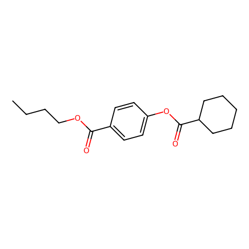 Butyl 4-(cyclohexanecarbonyloxy)benzoate structure
