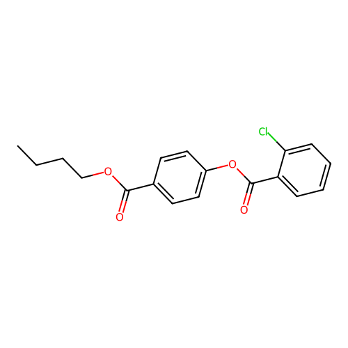 (4-Butoxycarbonylphenyl) 2-chlorobenzoate structure