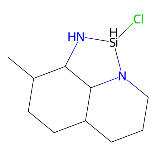 2-Chloro-5-methyl-1,3-diaza-2-silatricyclo[6.3.1.04,12]dodecane structure