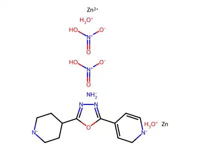 Chemical Compound (C12H24N7O9Zn2+) structure