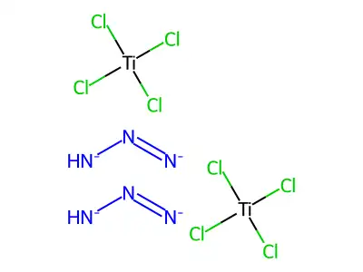 (Azanidylideneamino)azanide;bis(tetrachlorotitanium) structure