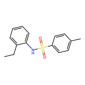 N-(2-ethylphenyl)-4-methylbenzenesulfonamide structure