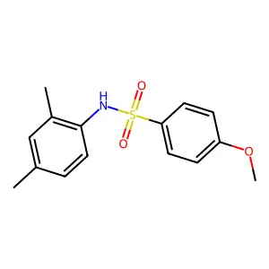 N-(2,4-dimethylphenyl)-4-methoxybenzenesulfonamide structure