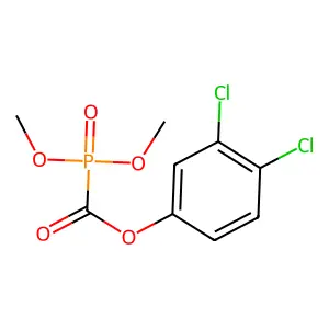 Hosphinecarboxylic acid, dimethoxy-, 3,4-dichlorophenyl ester, oxide structure