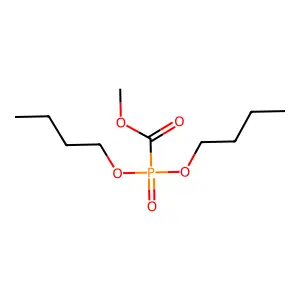 Phosphinecarboxylic acid, dibutoxy-, methyl ester, oxide structure
