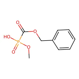 Phosphinecarboxylic acid, hydroxymethoxy-, phenylmethyl ester, oxide structure