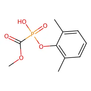 Phosphinecarboxylic acid, (2,6-dimethylphenoxy)hydroxy-, methyl ester, oxide structure